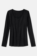 Speidel - Wool & Tencel Langærmet Undertrøje - 50349 Sanja - Sort