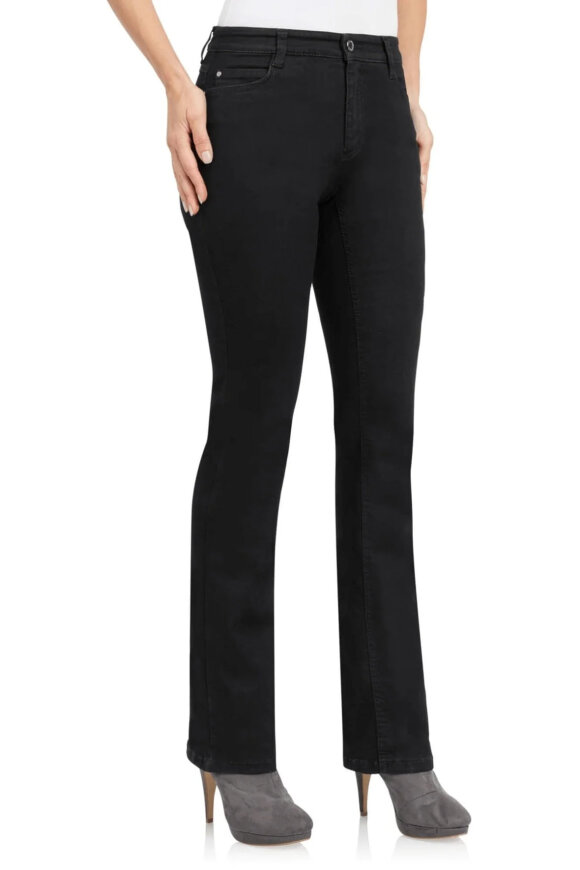 Wonderjeans - Bootcut Jeans - Mid Waist & Wide Leg - 4Ever Pure Black