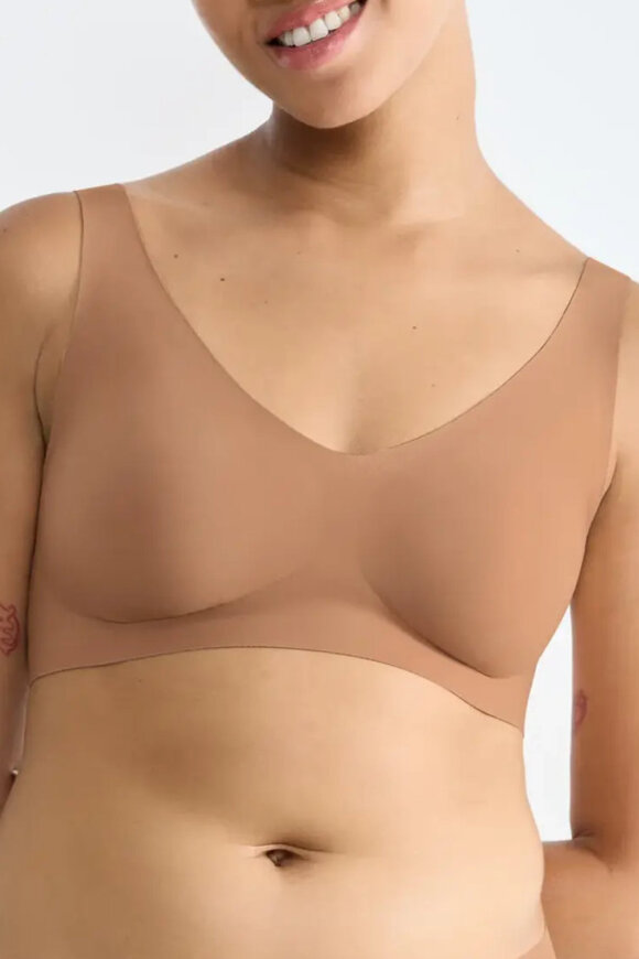 Sloggi - Zero Feel Bralette - 2.0 - V-udskæring - Skin