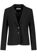 Gerry Weber - Klassisk Kort Blazer Jakke - Med Revers - Sort