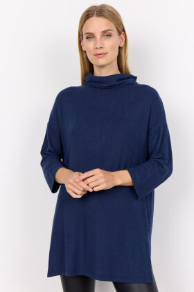 SoyaConcept - SC-Biara 73 - Lang Let Strikbluse - Blue