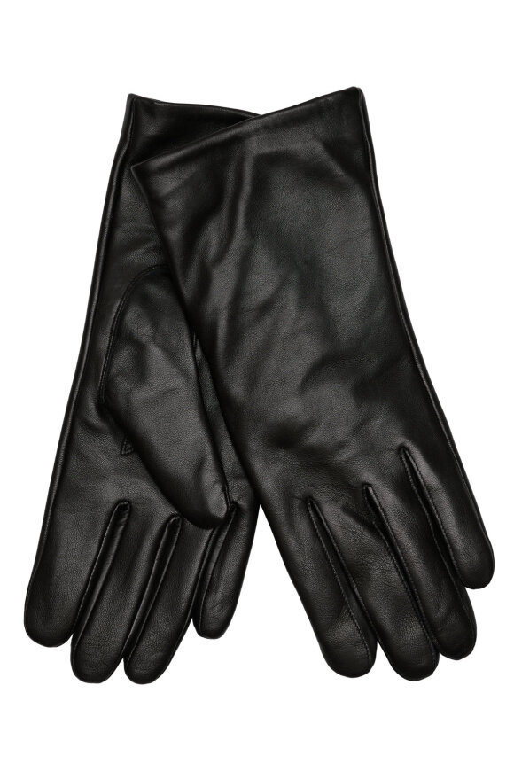 Orchid - Gloves - Handsker Lammeskind - Black