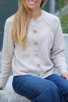 Prepair - Uma Knit Cardigan - Knappet - Sand