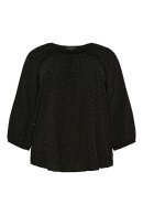 No.1 by OX - Raglan Blouse - Similisten & Bådhals - Sort