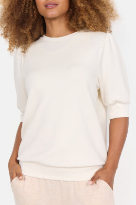 SoyaConcept - SC-BANU 83 - Bluse Sweatkvalitet - Cream