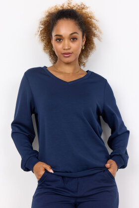 SoyaConcept - SC-Banu 194 - Bluse Sweatkvalitet - Blue