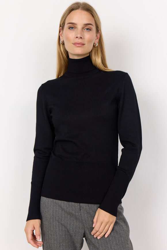 SoyaConcept - SC-Dollie 145 - Turtleneck Pullover - Black