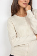 SoyaConcept - SC-Dollie 446 - Kort Strik Cardigan - Cream Melange