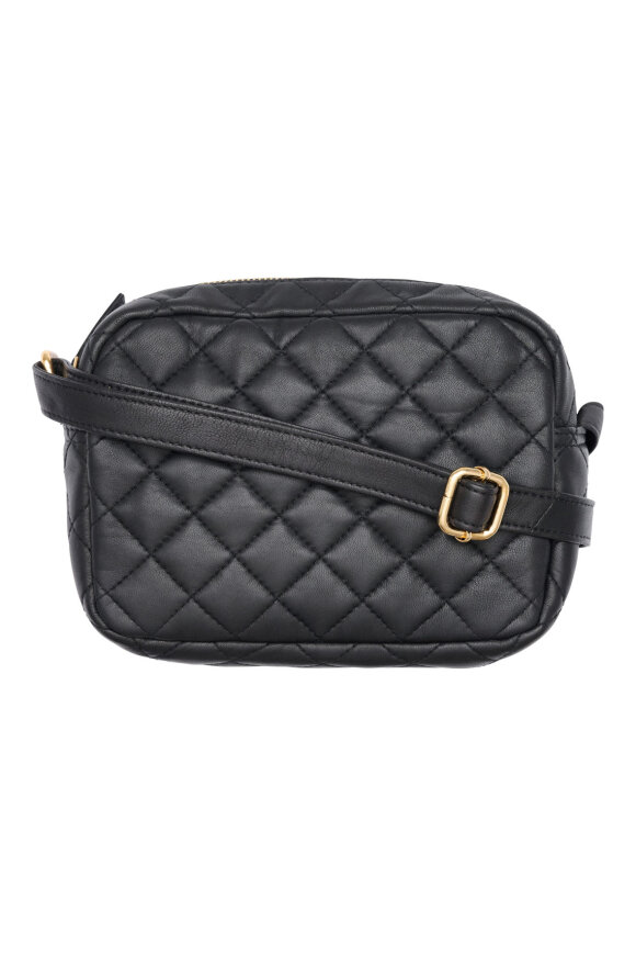 Orchid - Quilted Mini Bag - Skuldertaske - Black