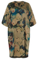 No.1 by OX - Tunic Dress - Print Tunika Kjole - Warm Sand