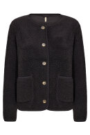 SoyaConcept - SC-Onyx 2 - Elegant Fleece Jakke - Black