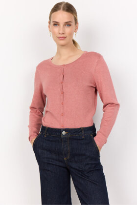 SoyaConcept - SC-Dollie 446 - Kort Strik Cardigan - Blush