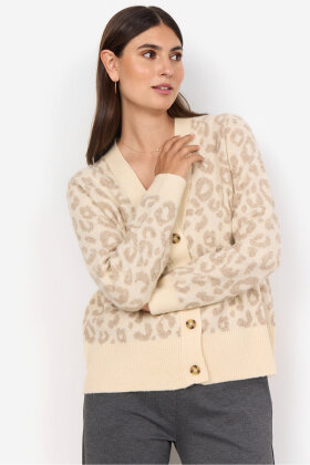 SoyaConcept - SC-Ine 4 - Leo Strik Cardigan - Creme