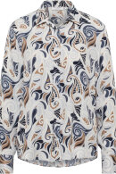 Eterna - Paisley Print Skjorte Bluse - Grey Combi