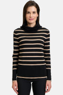 Betty Barclay - Finstrik Pullover Stribet - Black