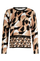 Betty Barclay - Fin Strikket Pullover - Beige & Black