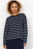 SoyaConcept - SC-Barni 26 - Stribet Pullover - Navy