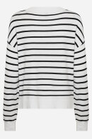 SoyaConcept - SC-Dollie Stripe 780 - Stribet Strik - Off White