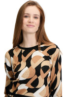 Betty Barclay - Fin Strikket Pullover - Beige & Black