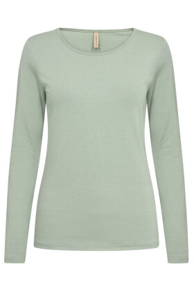 SoyaConcept - SC-Pylle 2 - Ensfarvet T-shirt - Grøn