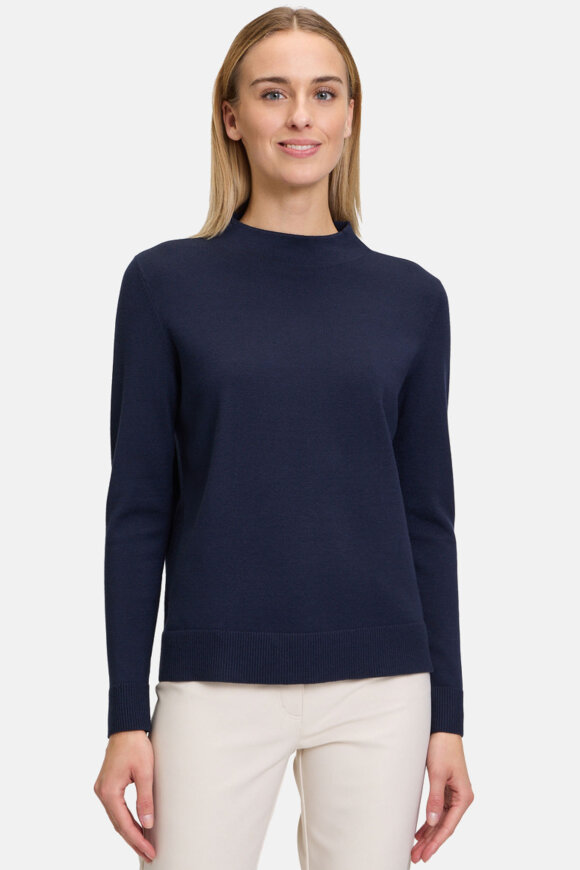 Betty Barclay - Strik Pullover - Ståkrave - Dark Sky