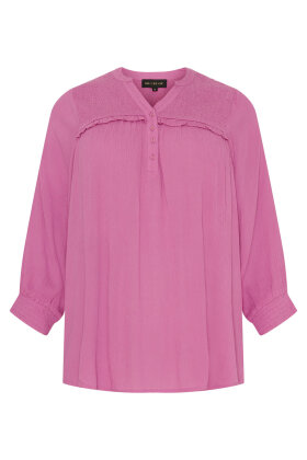 No.1 by OX - Bluse - Løs m Smock - Spring Crocus Pink