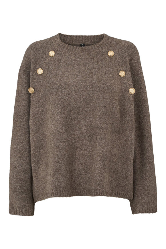 Prepair - Caisa Knit - Strik Pullover - Cappuccino