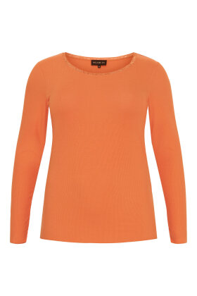 No.1 by OX - T-shirt - Ribstrikket Langærmet - Orange