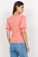 SoyaConcept - SC-Dollie 753 - Strik T-shirt - Peach