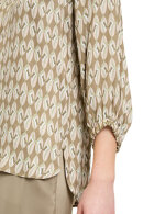 Betty Barclay - Print Bluse - Grafisk - Khaki