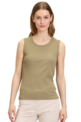 Betty Barclay - Top - Ribstrikket - Khaki Oliven