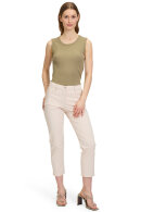 Betty Barclay - Top - Ribstrikket - Khaki Oliven