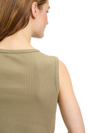 Betty Barclay - Top - Ribstrikket - Khaki Oliven