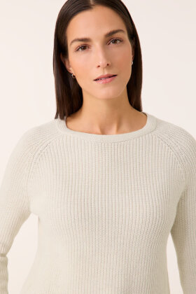 Gerry Weber - Strikket Pullover - Raglan Ærmer - Cream Melange