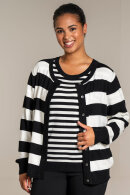 Sandgaard - Helsinki Cardigan - Strik - Sort Stribe