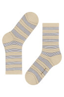 Falke - Stripe Uniform - Ankelsok - Sand