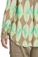 Betty Barclay - Bluse - Grafisk Print Blød Viskose - Khaki